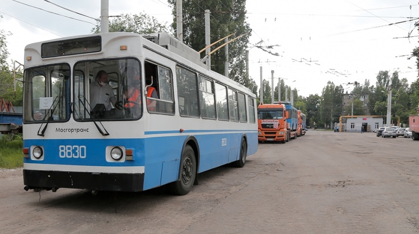 В Воронеж прибыли первые троллейбусы из Москвы