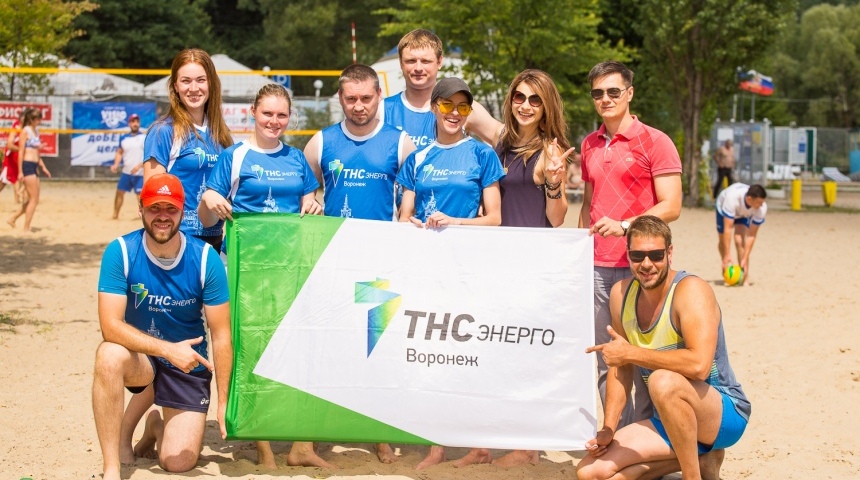 Команда ПАО «ТНС энерго Воронеж» приняла участие в городском турнире по волейболу