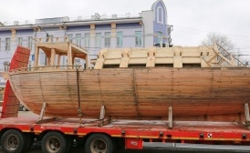 В Воронеже в сквере имени Ивана Бунина открыта выставка, посвященная кораблестроению