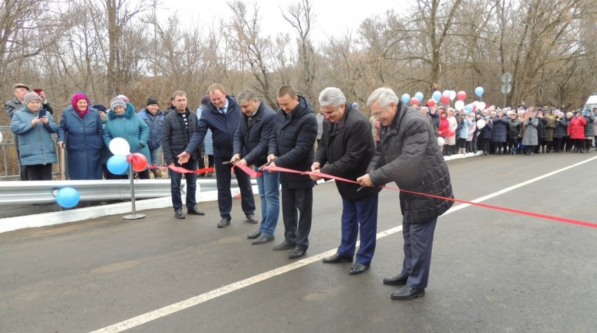 В Воронежской области построили долгожданный мост, который соединил два села