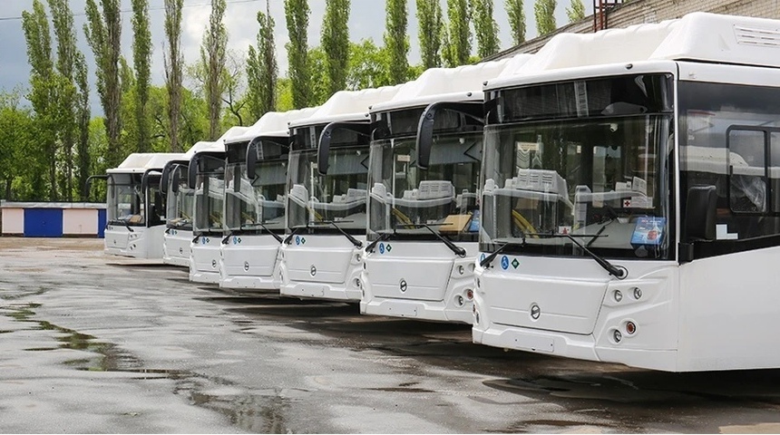 Воронежский автопарк пополнили 63 новых автобуса повышенной вместимости