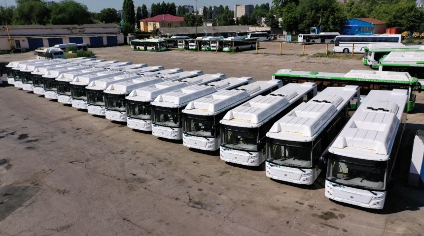 Новые автобусы готовятся выйти на маршруты в городе Воронеже