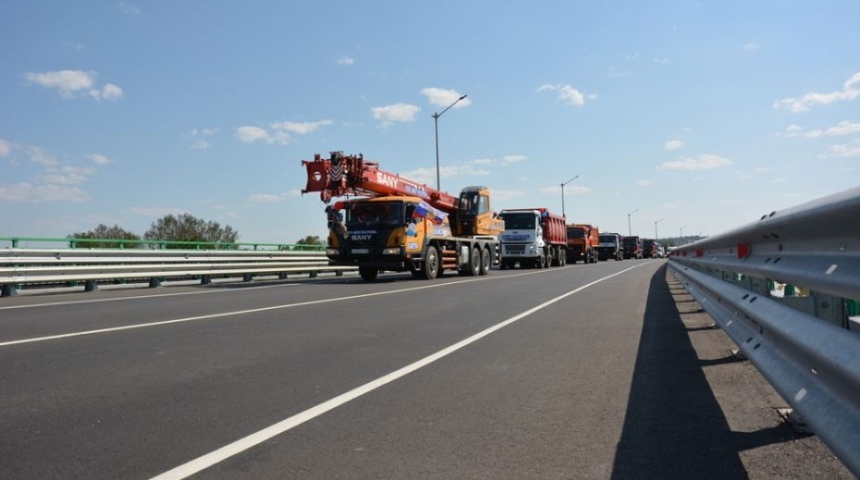 В Воронежской области открылось движение по капитально отремонтированному мосту через реку Тихая Сосна