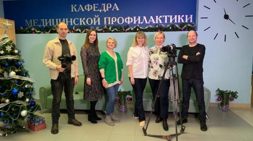 Сотрудники ВГМУ им. Н.Н. Бурденко приняли участие в съемках программы «Лаборатория здоровья»