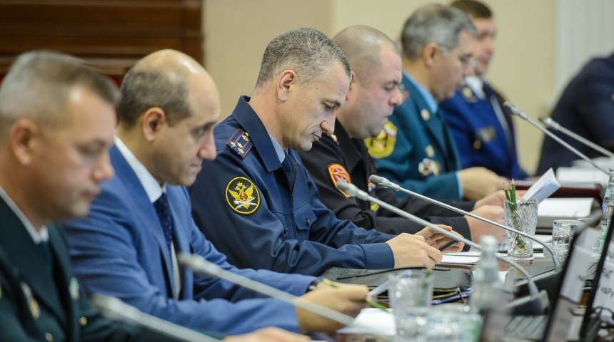 Эффективность системы «Безопасный регион» обсудили в облправительстве