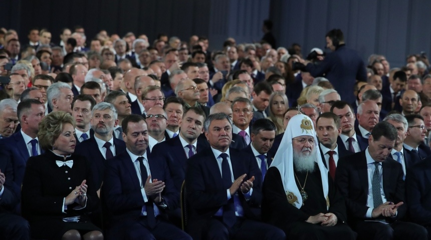 Александр Гусев принял участие в ежегодном Послании Президента РФ Федеральному Собранию