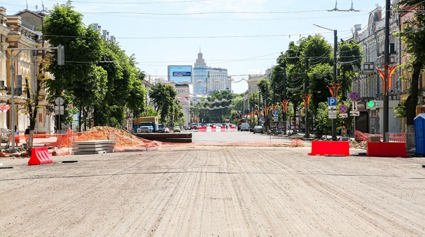 Воронежцы решили: движение по проспекту Революции будет закрыто еще в течение двух недель