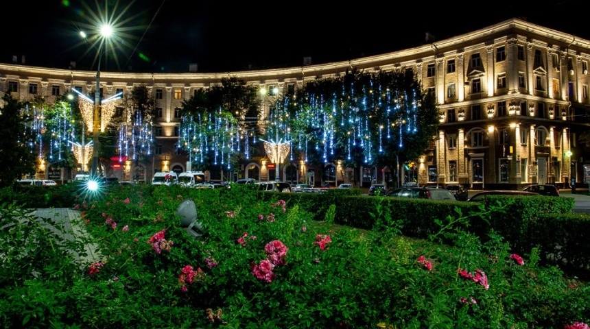 В Воронеже вновь заработает праздничная иллюминация в центральной части города