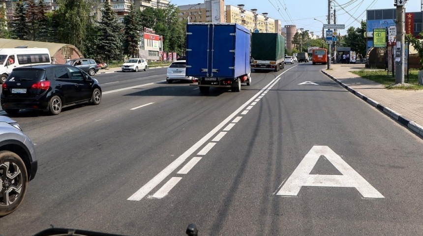Пилотная выделенная полоса для общественного транспорта появится на улице Остужева и Северном мосту