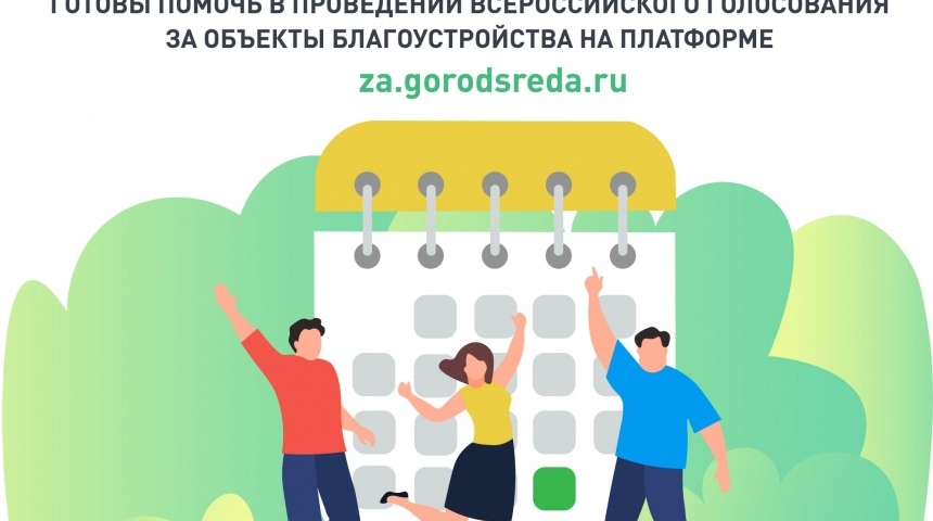 Более сотни воронежцев захотели стать волонтерами на Всероссийском голосовании за объекты благоустройства