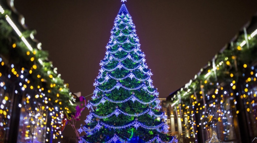 Воронеж занял третье место в рейтинге самых красивых новогодних елей