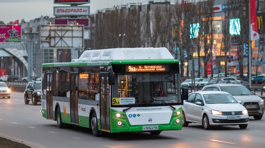 В Воронеже на новые маршруты выйдут автобусы и троллейбусы