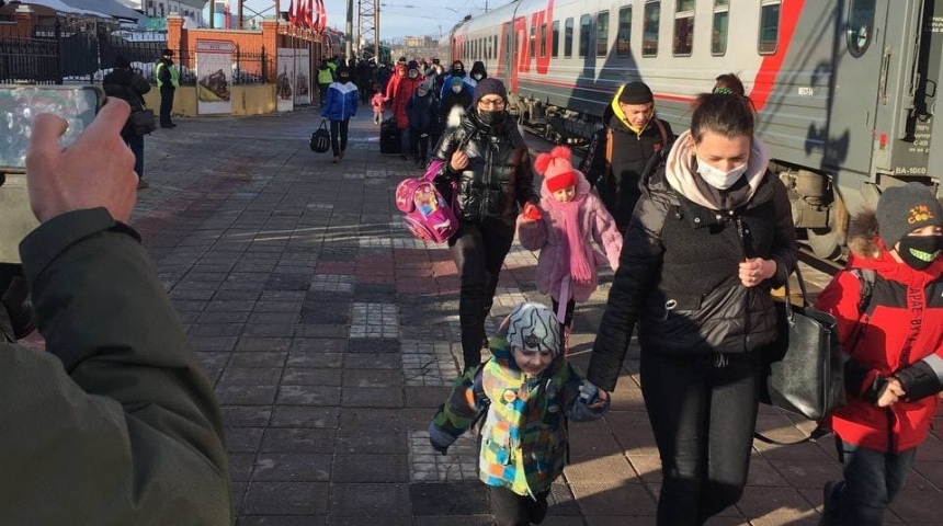 В Воронежскую область прибыли и размещены первые беженцы из ДНР и ЛНР