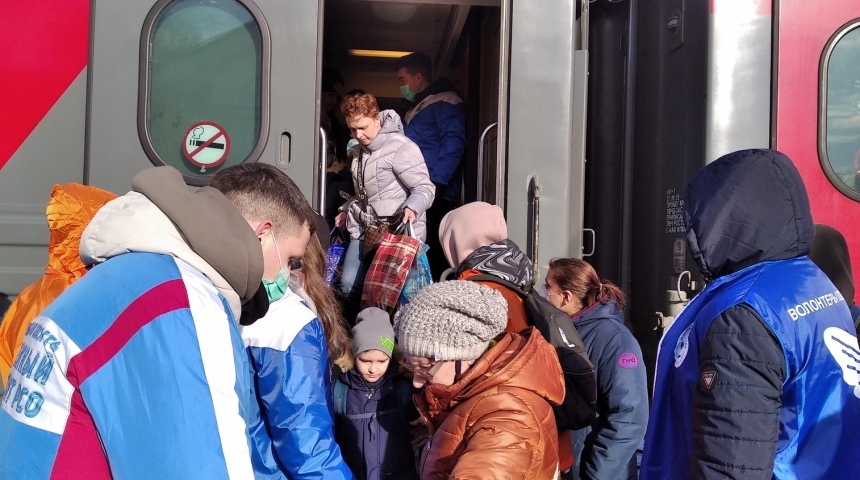 В Воронежскую область прибыли и размещены первые беженцы из ДНР и ЛНР