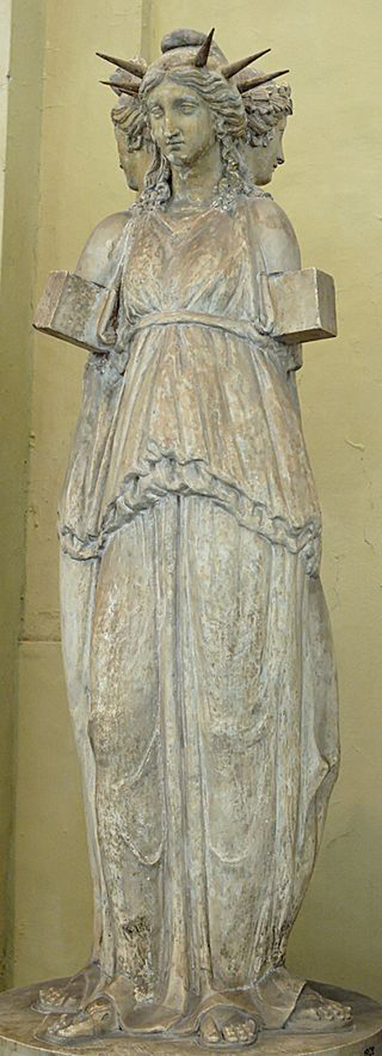 11_Геката_Триединый образ Гекаты (музей Кьярамонти, Ватикан)