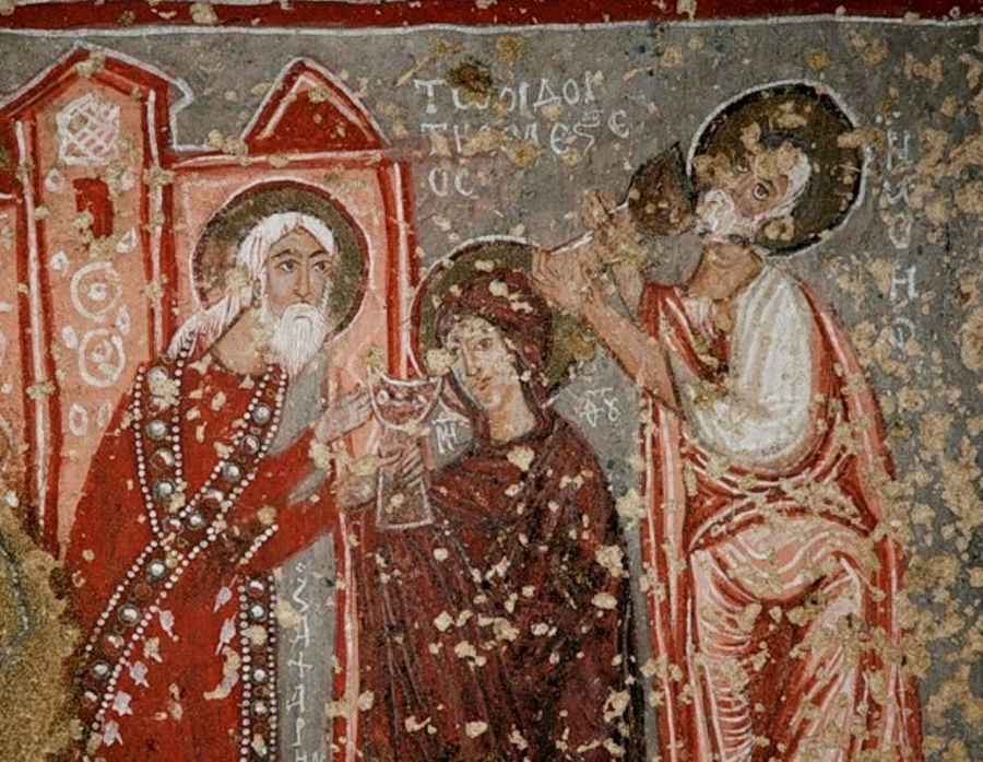 11_Испытание волой обличения_византийская фреска