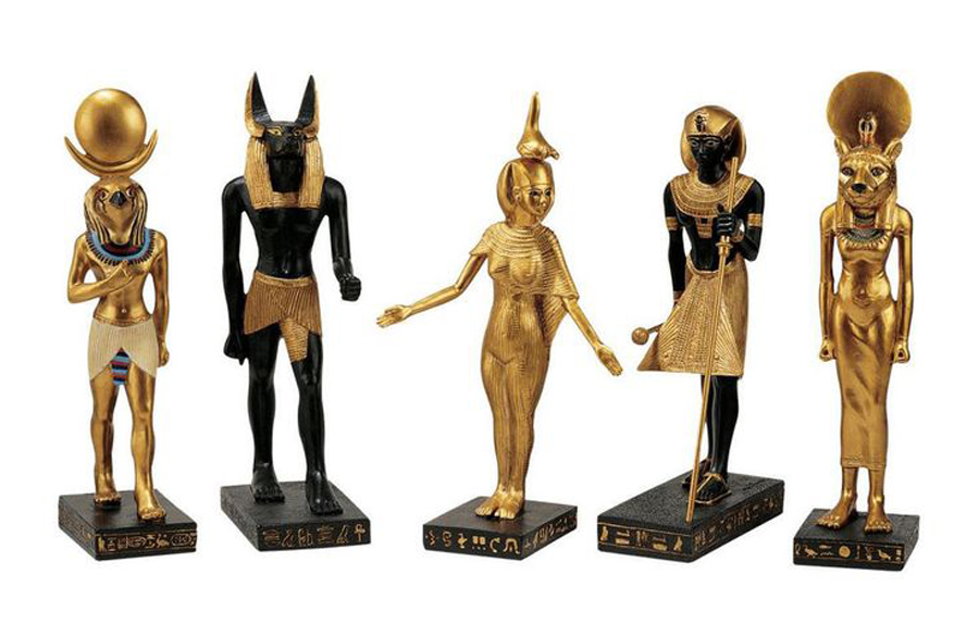 15_Статуи египетских богов