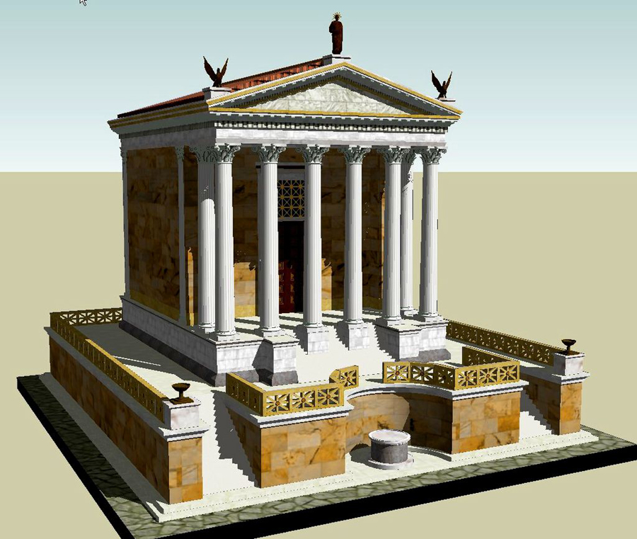 16_Храм Цезаря в Филиппии_реконструкция