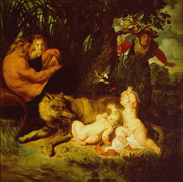 17_Ромул, Рем и волчица Картина Питера Пауля Рубенса 1616 год