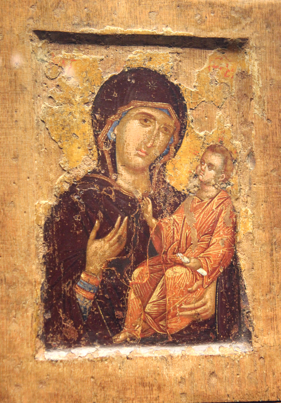18_Пепрвое изображение Богоматери_Богоматерь Одигитрия. Византийская икона.