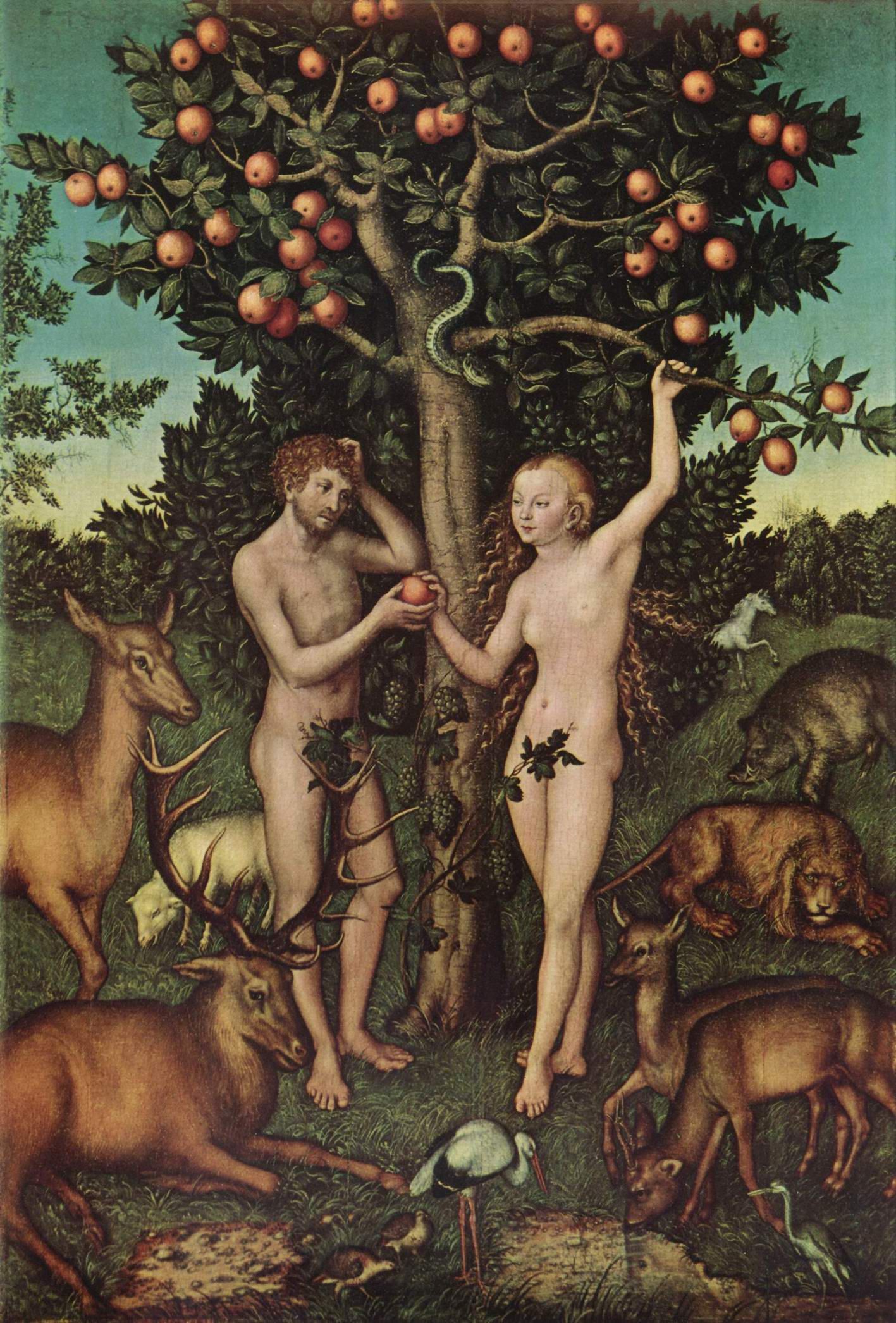 19_Адам и Ева у древа познания