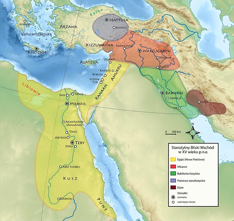 20_Карта завоеваний Тутмоса 3