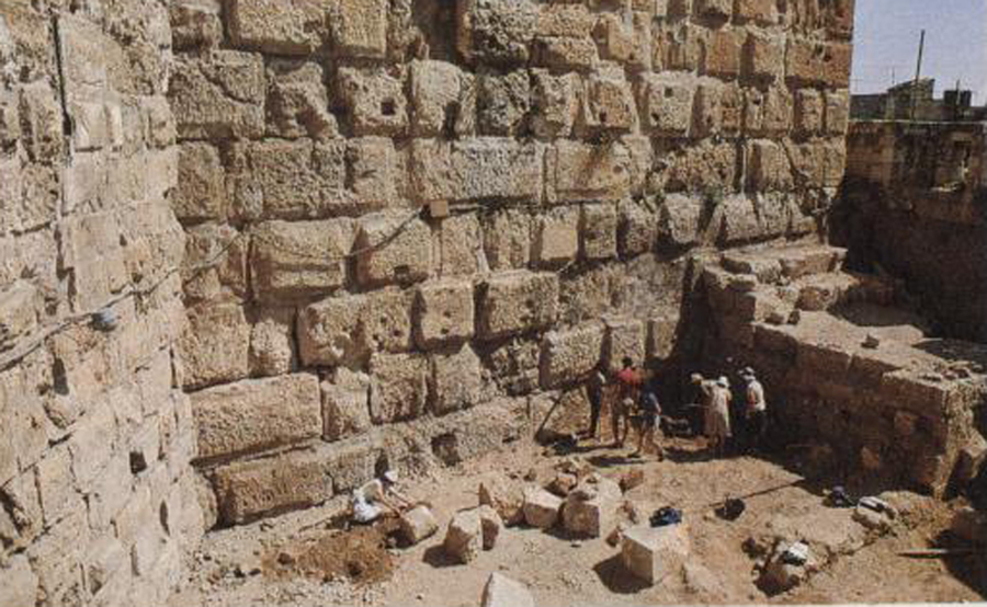 25_Остатки стены в Иерусалиме времен Зоровавеля