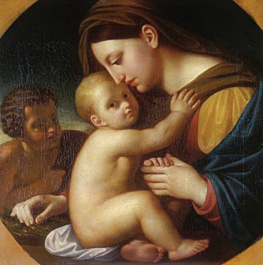 3_Младенец Иисус_Мадонна с младенцем Христом и Иоанном Крестителем, 1833 год_Алексей Егоров