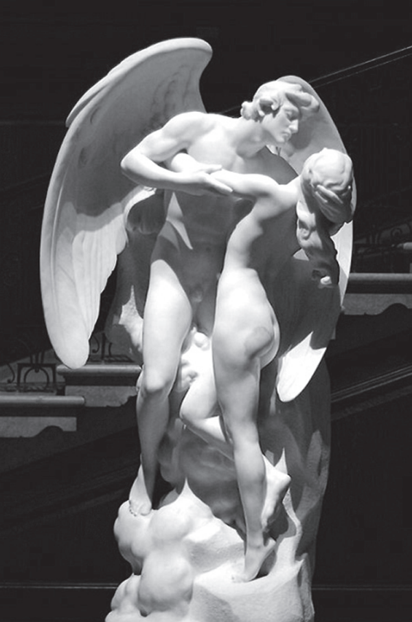 4_ Скульптура падший ангел и земная девушка Д Честер_1923 Вашингтон