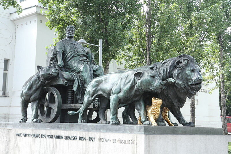 6_Скульптура Марка Антония в колеснице в Вене
