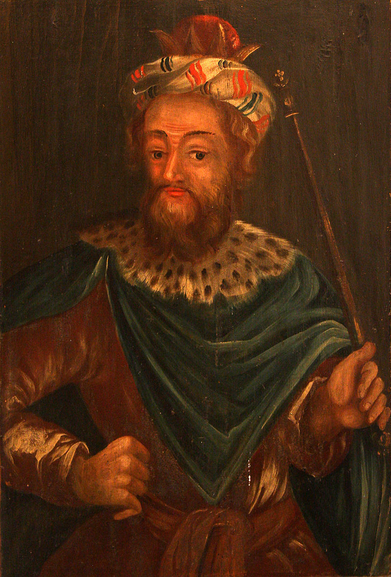 7_Царь Иосия_King Josiah on a 17th century painting by unknown artist in the choir of Sankta Maria kyrka