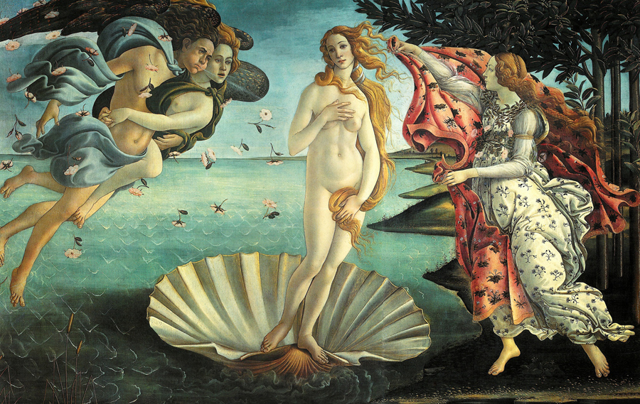 8_Венера_Сандро Боттичелли. Рождение Венеры (1485 г.)